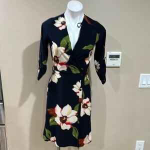 Floral Wrap Dress -